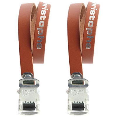 ZEFAL Coppia di Cinturini PUNTAPIEDI in Cuoio Marrone ZEFAL Coppia di Cinturini PUNTAPIEDI in Cuoio Rosse