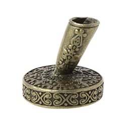 Yiwann - Portapenne vintage con piume, in metallo, per ufficio, scuola, cancelleria e studente precio