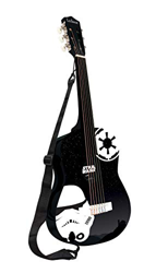 Lexibook- Guitare Acoustique Star Wars Rey Poe Finn BB-8 Chitarra Acustica in Legno, Guida all'apprendimento Inclusa, Nero/Bianca, K2000SW_04, Colore precio