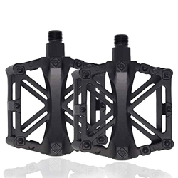 DERU Pedali Bicicletta, Mountain Bike Pedali, Bicicletta Pedale Antiscivolo, Pedali MTB/BMX, Ultra-Leggero Durevole in Lega di Alluminio Antiscivolo P características