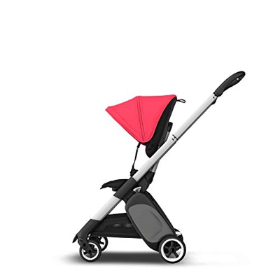 Bugaboo Ant, passeggino da viaggio leggero con chiusura compatta, convertibile in carrozzina, nero/rosso neon