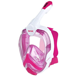 SEAC Magica, Maschera Snorkeling Full Face Integrale Anti Appannamento con Morbido Facciale, Valvola di Spurgo e Snorkel Dry Top per Bambini e Adulti, características