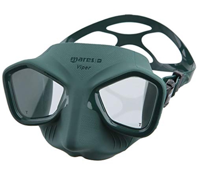 Mares 421411, Maschera Unisex – Adulto, Verde Nero, Taglia Unica