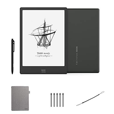 BOOX Note2 Set 10.3" E-reader, Tocco con Stilo, Luce Integrata, 4GB + 64GB, Android 9.0 E-ink, 4300mAh OTG Wi-Fi BT