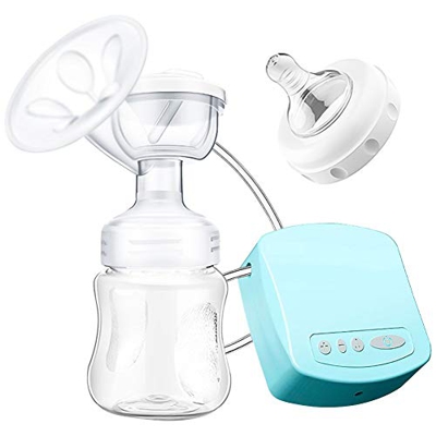 SaponinTree Tiralatte Elettrico e Automatico con Funzione Massaggio, 9 Livelli, Senza BPA, Super Silenzioso e Ricaricabile Tramite USB