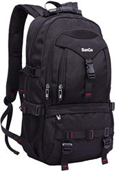 Zaino Trekking Impermeabile Zaino Antifurto 40l Zaini per 17 Pollici Grande Zaini per Donna Uomo Viaggio Sportivi Università, Nero características