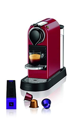 Nespresso XN7415 Citiz Macchina per caffè Espresso di Krups, 1260 W, 1 Liter, Rosso