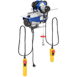MSW Verricello Argano Winch Elettrico 1020W 500Kg 230V Cavo Di12M Con Carrello Nuovo en oferta