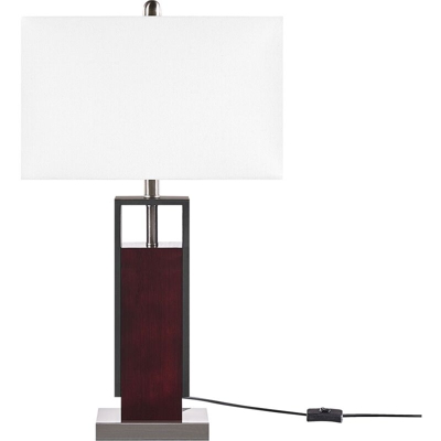 Beliani - Lampada da tavolo bianca 70cm VEDI