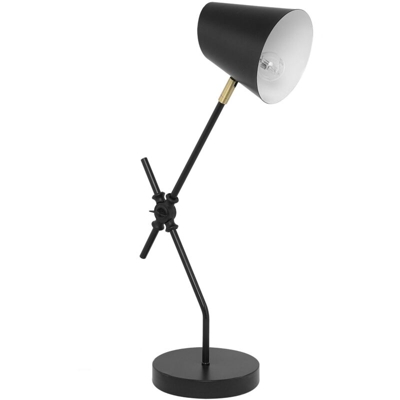 Beliani - Lampada da tavolo e comodino nera HORTON