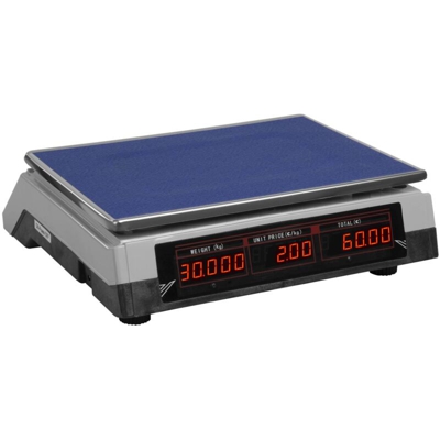Steinberg - Bilancia da banco di controllo - 30 kg / 2 g - bianca - LED