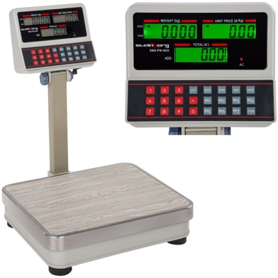 Steinberg Systems - Bilancia da banco di controllo - 60 kg / 5 g - Bianca - LCD