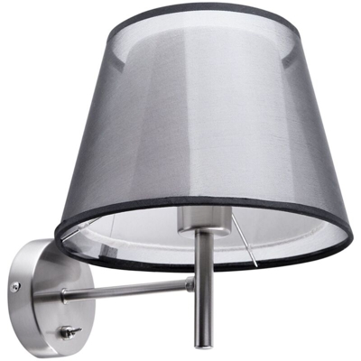 Beliani - Lampada da muro in colore grigio/nero COLUMBIA