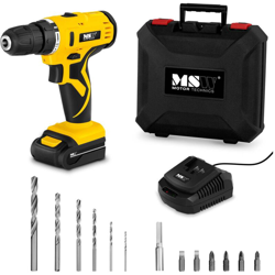 MSW Trapano Avvitatore a Batteria Avvitatori MSW-CDR10V precio