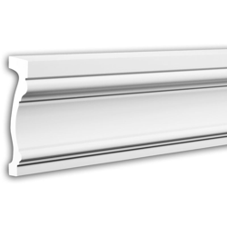 Profhome Decor - Piattabanda Profhome 484052 profilo di facciata modanatura tipo stucco elemento di facciata stile neoclassico bianco 2 m características
