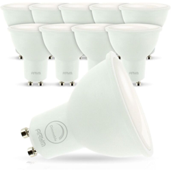 Eclairage Design - set di 10 lampadine a LED GU10 7W eq. 60W dimmerabile | Température de Couleur: 6000K bianco freddo características