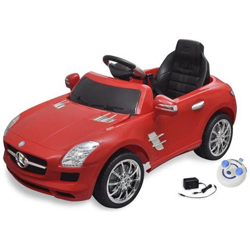 Macchina Cavalcabile Mercedes Benz Sls Amg Rossa 6 V Con Telecomando precio