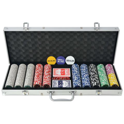 Set Da Poker Con 500 Chips Laser Alluminio precio