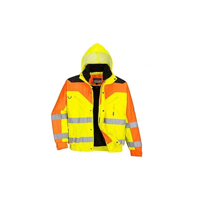 Portwest S464YERXL Bomber Contrast Plus, Giallo, XL