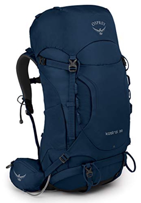 Osprey Kestrel 38, Hiking Pack Uomo, Loch Blue, M/L