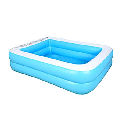 Piscina gonfiabile, per famiglie, rettangolare, per bambini, per soggiorno, per famiglie, giardino, cortile, estate