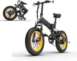 Bicicletta Elettrica Pieghevole 1000W 46km/h Ruote Larghe 20 x 4 Pollici Mountain Bike City Ebike Bici a Pedali in Alluminio da Spiaggia Neve All-Terr en oferta