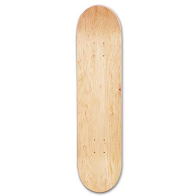 Acamptar - Tavola da skateboards in legno d'acero a 8 strati, doppio concavo, per skateboard, skateboard in legno d'acero