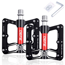 LUROON Pedali Bicicletta,Ultraleggeri Pedali MTB Anti-Slittamento Bici Pedali 9/16" di Alluminio Sealed Cuscinetto per Strada Montagna Bicicletta,BMX  precio