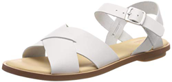 Clarks Willow Gild, Sandali con Cinturino alla Caviglia Donna, Bianco (White Leather-), 37 EU características