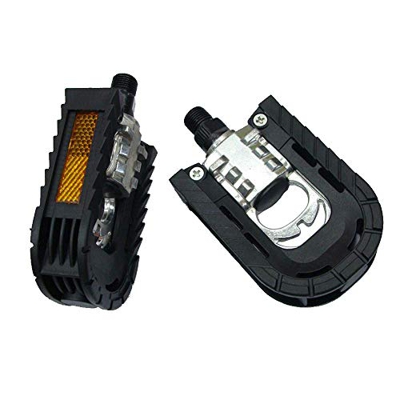 VOANZO Pedali Bici, Pedale Pieghevole in Alluminio, Accessori per Biciclette 100x71x30mm