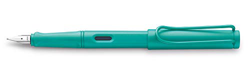 Lamy Safari Candy 021 - Penna stilografica moderna in colore acquamarina con impugnatura ergonomica e design senza tempo - pennino F - modello special características