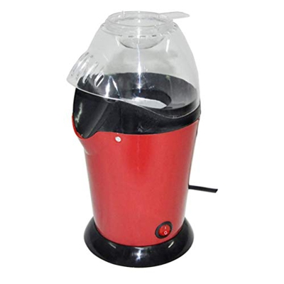 ForceSthrength Macchina per Popcorn Hot Air Popcorn Maker Oil Home Mini Popcorn Tool Electric EU EU Nero Rosso