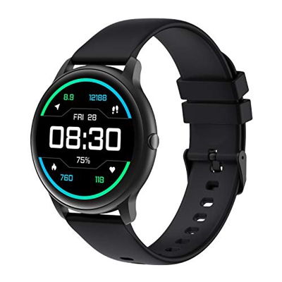 YAMAY Smartwatch Donna Uomo Orologio Fitness Cardiofrequenzimetro da Polso Fitness Tracker Contapassi Conta Calorie Impermeabile IP68 Cronometro Centi