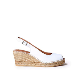 Espadrilla da Donna in Pelle - CROACIA Bianco, 40 EU precio