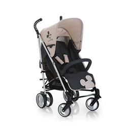 Hauck Spirit Disney Passeggino Leggero con Chisura ad Ombrello, Manici Ergonomici, Portabibite, Posizione Nanna, Grande Cesto Acquisti – nero/beige características
