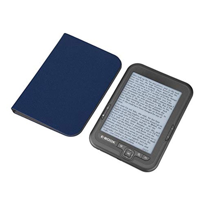 E-Book, risoluzione 800x600, Copertina Blu, 300 DPI, Lettore di eBook leggibile da 6 Pollici, Inchiostro elettronico, per Aula Domestica(Gray, 16G)