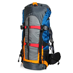 Creeper Zaino Impermeabile 60 litri, Zaino Viaggio Trekking Unisex adulto per Bici Escursionismo Alpinismo Arrampicata Campeggio Arancione en oferta