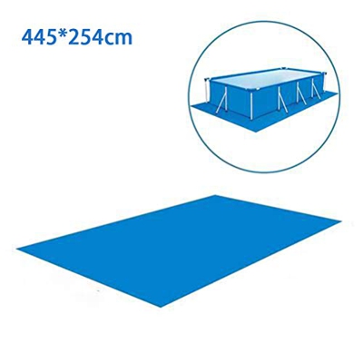 ALBEFY Panno Quadrato per Piscina, Tappetino Gonfiabile per Piscina, Protezione da Pavimento Rettangolare per Piscine Fuori Terra, Tappetino Facile da