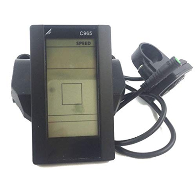 Fengyuanhong Sostituzione per Display LCD Bafang BBS01 BBS02 BBSHD Mid Motor Drive C965 Bici elettrica Pannello di Controllo Speed ​​Meter