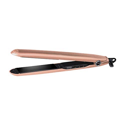 HAIRON Euphoria Jewel ROSE GOLD - Piastra per Capelli Professionale, con Generatore di Ioni e Piastre in Tormalina e Cristalli D’Argento, Temperatura 