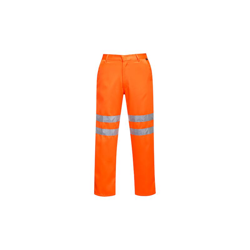 Portwest RT45 Pantaloni Poly-Cotton Ris ad Alta Visibilità, Arancione, 5XL características