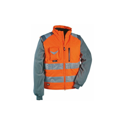 Maglione e gilet ad alta visibilità, 2 in 1, modello: Signal, colore: arancione fluorescente, 40-00V02301-50 - Cofra características