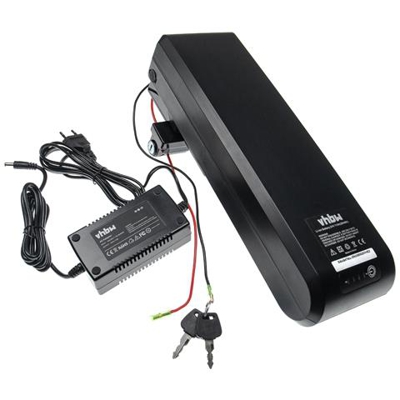 Batteria Per Portapacchi (11ah, 24v, Li-ion) Incl. Caricatore + Attacco Usb Compatibile Con E-bike, Bicicletta Elettrica