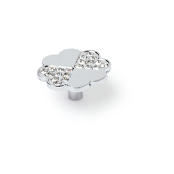 Pomolo, Zama, Cromato Lucido/Vetro, Diametro 35 mm. Marchio - REI precio