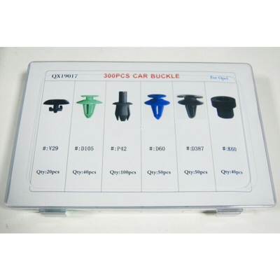 Clip Fermi Fissaggio 300 Pz Carrozzeria Paraurti Pannelli Rivetti Plastica Opel 695