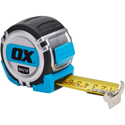 OX ox-p028705 Pro Heavy Duty metrico/imperiale nastro di misura, multicolore, 5 m - OX TOOLS características