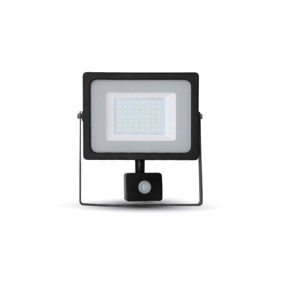 FARO PROIETTORE LED 30W CORPO NERO - V-TAC - Luce Fredda 6400k - ASIA LED