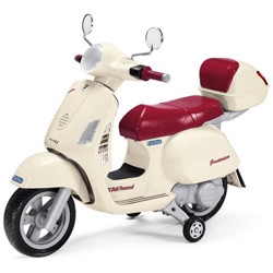 Moto Vespa Piaggio Bianca / Rossa 12 V - New Edition características