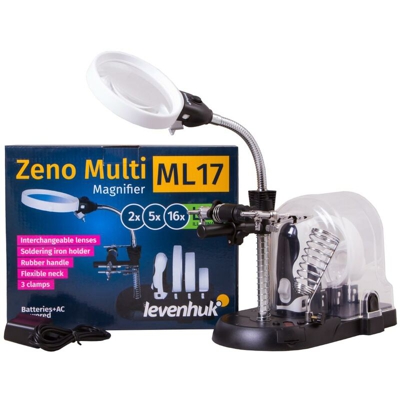 Lente di ingrandimento Zeno Multi ML17 Nero - Levenhuk