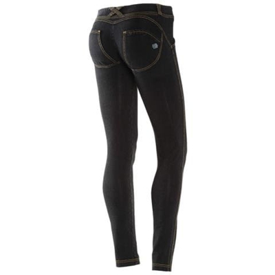 Pantalone Donna Jeans Xs Nero